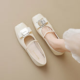 LBSFY  -  2024 Spring Women's Outdoor Shoes Korean Style Flat Shoes Women's Casual Mary Jane Shoes Party and Work Wear Free Shipping 41-43